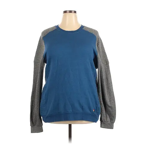 Aviator Nation Blue Crewneck Blue Grey Sweatshirt XXL