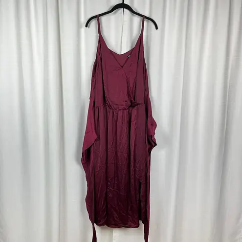 City Chic Pomegranate Red Dreaming Dress Sz.XXL/24 NWT