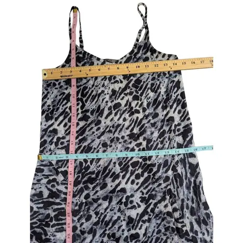 ALLSAINTS Essie ambient dress leopard print pale Small