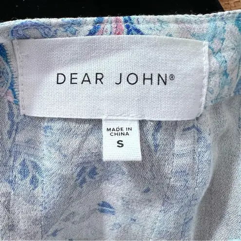 Dear John MAYA BELL SLEEVE LILAC BREEZE PATWORK SHIRT