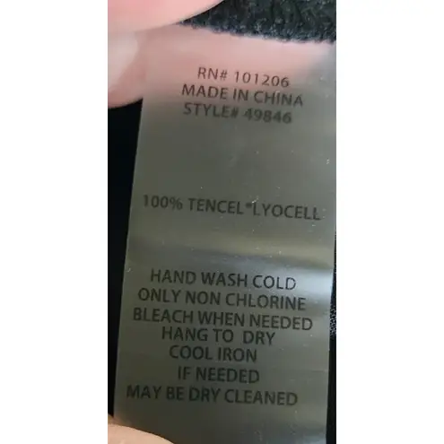 Soft Surroundings Pull On Pants Casual Straight Leg Black Size L