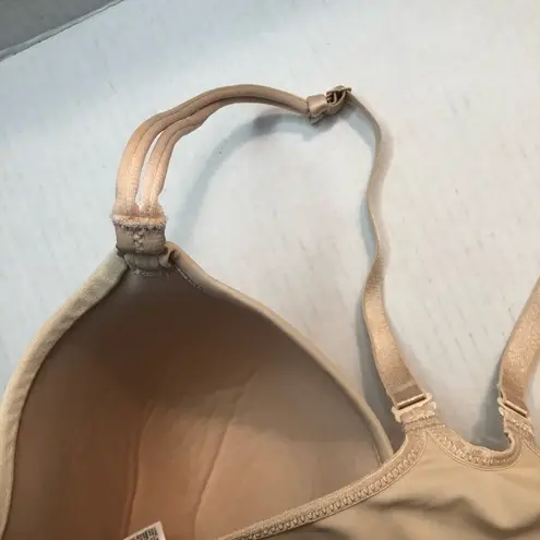 Wacoal Bra Custom Contours T-Back Convertible Front Closure in Sand Sz 38DD EUC