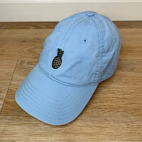 Target Light Blue Pineapple Embroidered Adjustable Strapback Hat