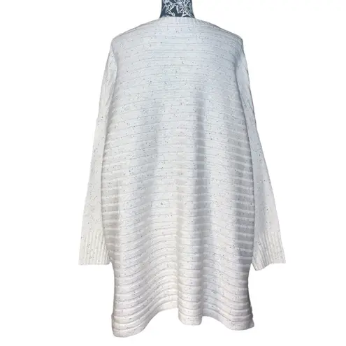 Tahari Marled V-Neck Dolman Tunic Sweater