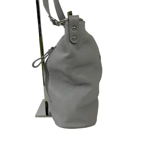 Genuine Leather Borse in Pelle Made in Italy Shoulder Bag Gray