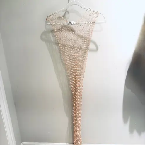 Hot & Delicious Rhinestone Beaded Cover Up Dress Beach Party Rave Festival - Image 2