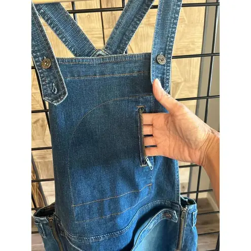 Vintage Starwear Jeans Overalls Skirt Medium Denim Dress Y2K Fashion Blue