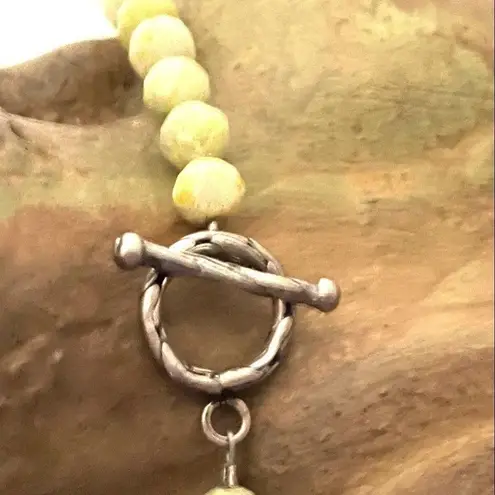 lemon chrysoprase necklace