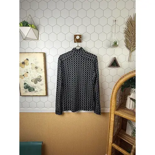 Smartwool  Merino Wool Long Sleeve Top Quarter Zip Patterned Layer - Size - Large