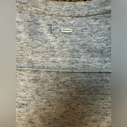 Barbour Summer Tartan Highland Overlayer Gray Crew Neck Sweatshirt sz 6