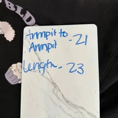 Prod BLDG Women’s Black 2 Bunny Cupcake Sweatshirt