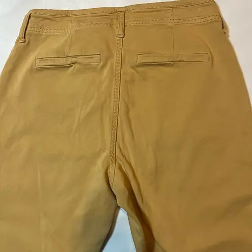 Liverpool Los Angeles Women's Mustard Yellow Crop Pants Size 6/28