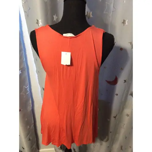West Kei NEW NWT Coral Crocheted Neck Medium Sleeveless womens Top