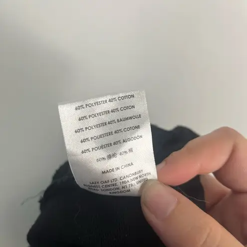 Lazy Oaf  Weirdo Romper size uk 6 us 2 black/red/pink heart - Image 10