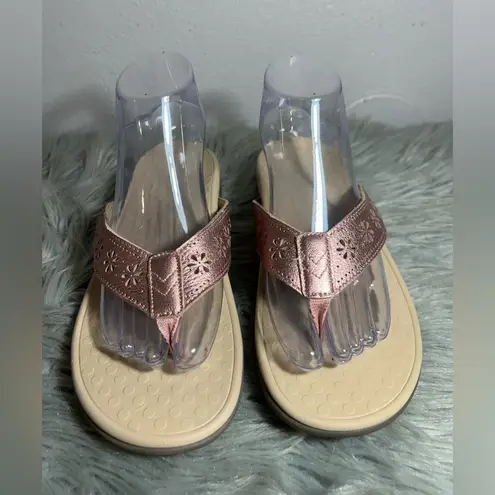 Vionic Shona Women's Supportive Sandal Flip Flops Pink Sandals Size 9