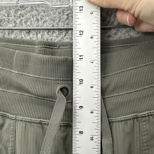 Lululemon  Dance Studio Jogger Pants Green Twill Athletic Athleisure Women's 10