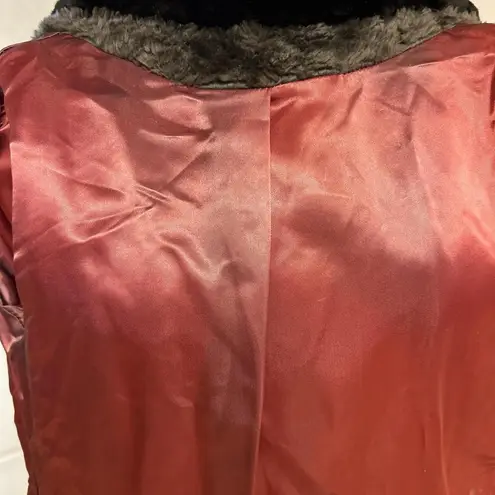 Vintage 60/70 Sears Fashions Faux Fur Coat Brown Black Teddy Bear Fluffy