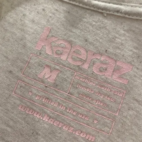 Kaeraz The Arizona Tee Heathered Oatmeal Graphic Printed T