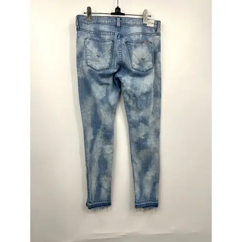 Hudson Blue Denim Pockets Zipper Mid Rise Stretch Skinny Jeans Size 26