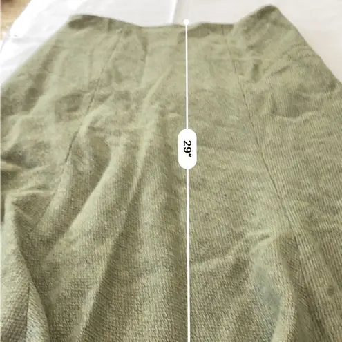 Ralph Lauren LAUREN  • Women’s Green Knit Wool Blend Knee Length Skirt Size 10