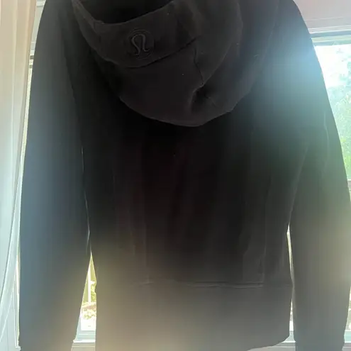 Lululemon  Black Full Zip Scuba Sweatshirt