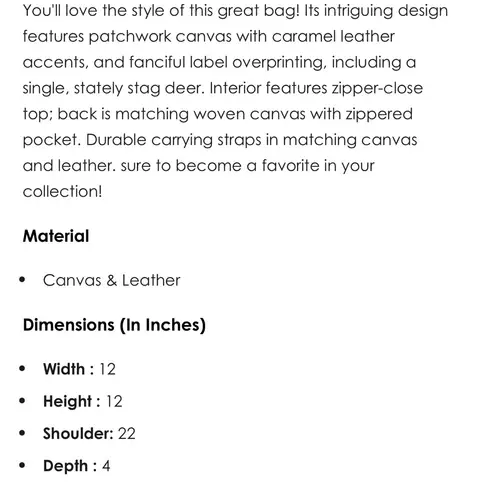 Myra Bags Myra Bag- Deer Print Messenger Bag 🦌