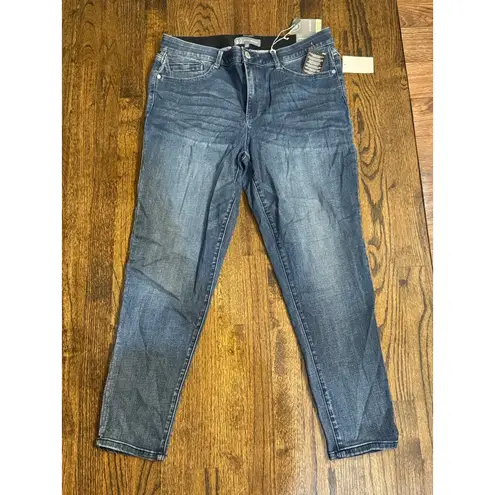 Wit & Wisdom Ankle Length Tapered Jeans Medium Wash Size 16 Ab Technology Blue