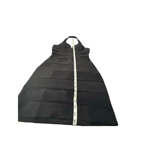 Crystal Doll  Sleeveless Bodycon Mini Black Dress ask L (11-13)Juniors NWOT