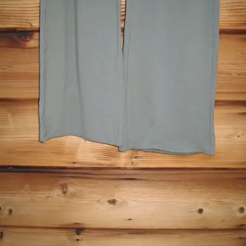 Green Soft Touch Wide Leg Pants Green Size M