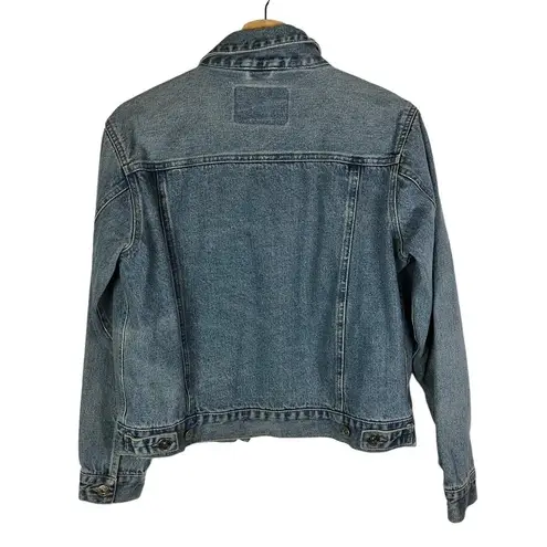 Route 66 Vintage Blue Denim Trucker Jacket S