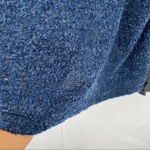 Melissa Paige Faux Leather & Boucle Open Jacket