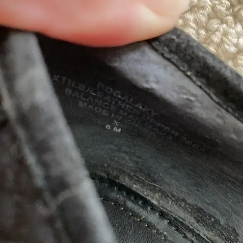 Bandolino Vintage Flats Ballet Suede Leather Women’s Size 8 Shoes Formal Black