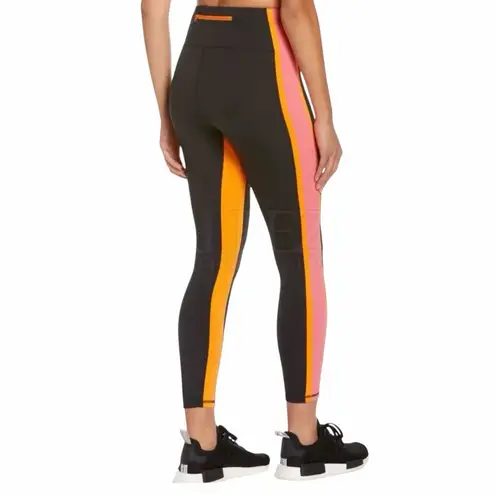 IVL Collective Black Colorblock Engineered Stripe Leggings Tights Pants size 10