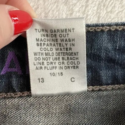 Cruel Denim 13 30L Blake Jeans Blue Bootcut Stretch Western Distressed Rocky Size 30