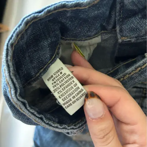 1st Kiss Y2K Distressed Denim Shorts