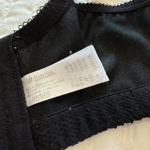 Wacoal 36DDD Bodysuede Seamless Full-Figure Bra 85185 Black Underwire