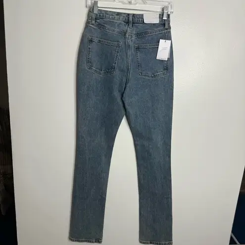 We Wore What x Free People Stacked Skinny Super High Rise Stretch Size 25