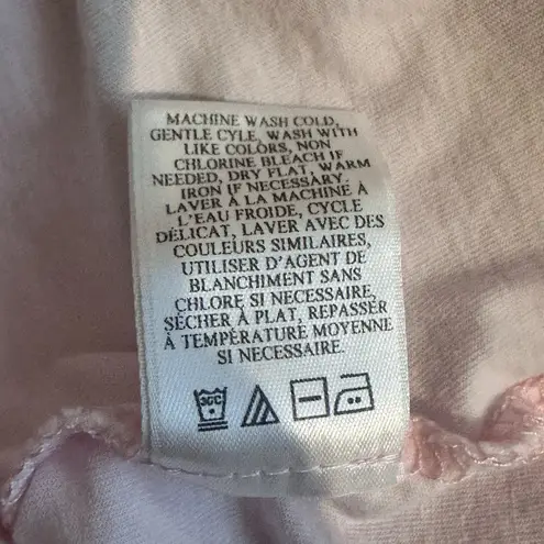 ALC Frank A.L.C Katie Pale Pink Puff Sleeve Crewneck Top Shirt Cotton NWOT Extra Small XS