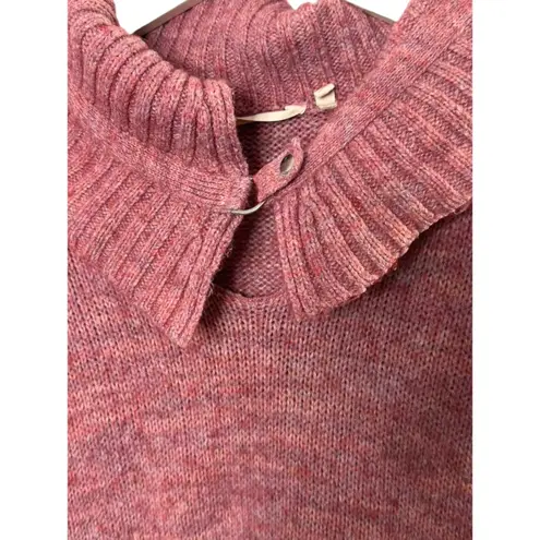 Soft Surroundings Ash Rose Pink Jayna Knit Cowl Neck Sweater Women's 1X