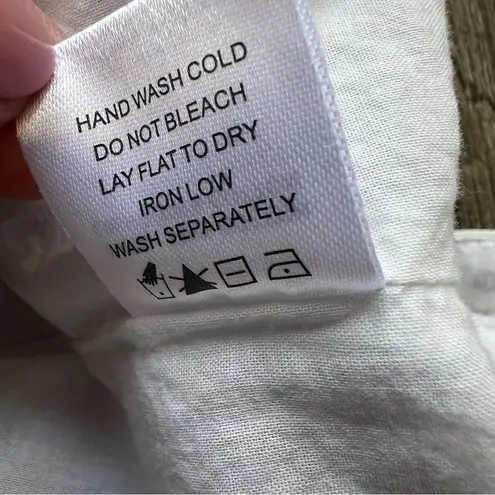 DUFFIELD LANE Grand Dress in Blue Seersucker Size Small