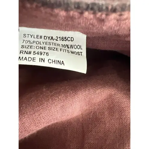 David Young Wool Blend Hat Silver Tone Hardware DYA