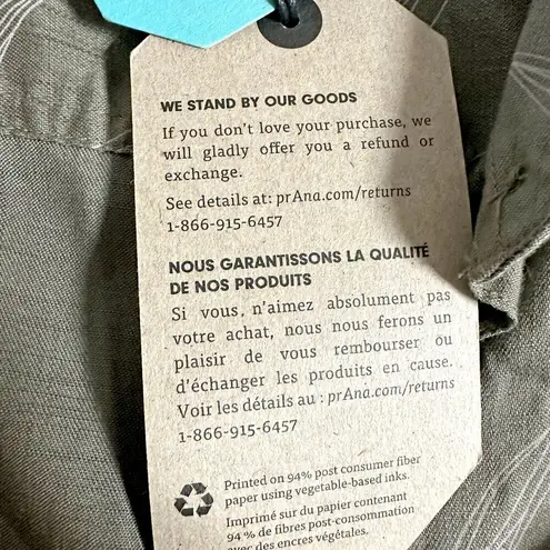 prAna NEW Weekend Escape Romper