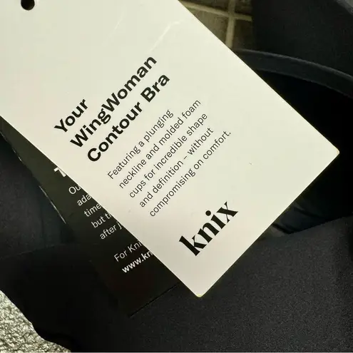 NEW Knix WingWoman Contour Bra Black Original Sizing 8+ NWT Size undefined