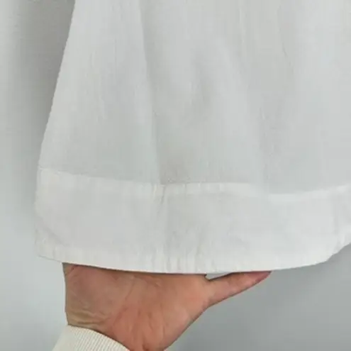 Nic+Zoe White Linen Rayon Blend Sleeveless Tank Top Blouse Size XS Resort Vacay