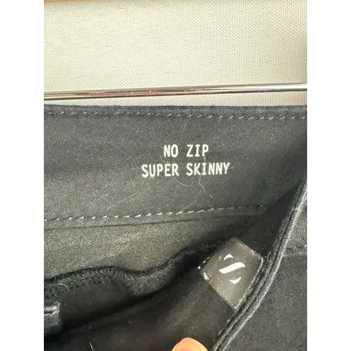 SDL360 By Sold Design Lab No Zip Super Skinny Black Pants S