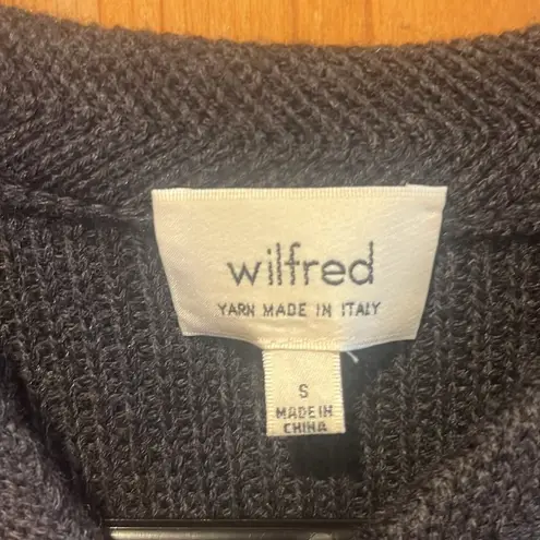 Wilfred Aritzia  women’s gray wool tank sweater size small .