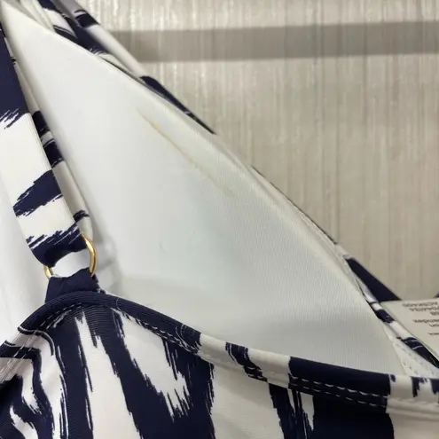 Anne cole NWT Navy Ikat Print Tankini Top XL New with Tags