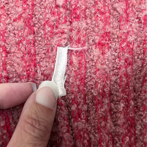 Anthropologie Sleeping On Snow Red Ivory Quillins Jacquard Open Vest Duster M/LP Size undefined - Image 7