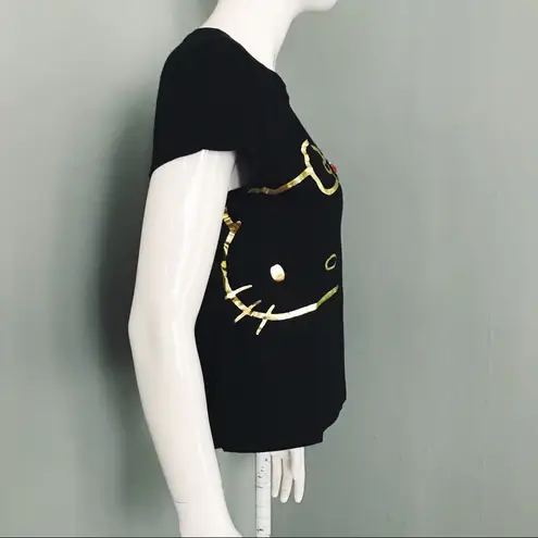 Sanrio Y2K Hello Kitty Gem Tee in Black | Size XL