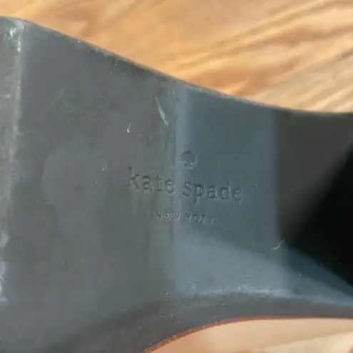 Kate Spade  New York Ginnie Booties Block Heel Camel Size‎ 7.5